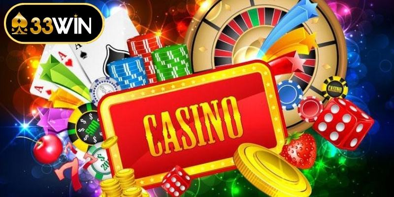 Không gian sòng bài casino 33WIN mang tính chuyên nghiệp cao 
